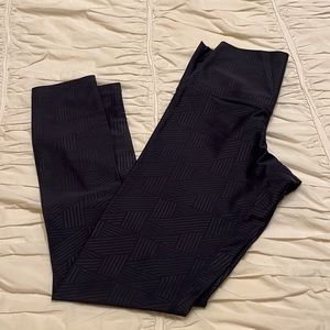NWOT | DYI | Diagonal Stripe Leggings in Navy (SMALL)